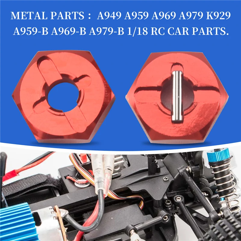 CYGJ-для Wltoys A959 A959-B A969 K929 1/18 аксессуары для обновления радиоуправляемого автомобиля от 7 мм до 12 мм металлический комбайнер ступицы колеса шестигранный адаптер
CYGJ-для Wltoys A959 A959-B A969 K929 1/18 аксессуары для обновления радиоуправляемого автомобиля от 7 мм до 12 мм металлический комбайнер ступицы колеса шестигранный адаптер