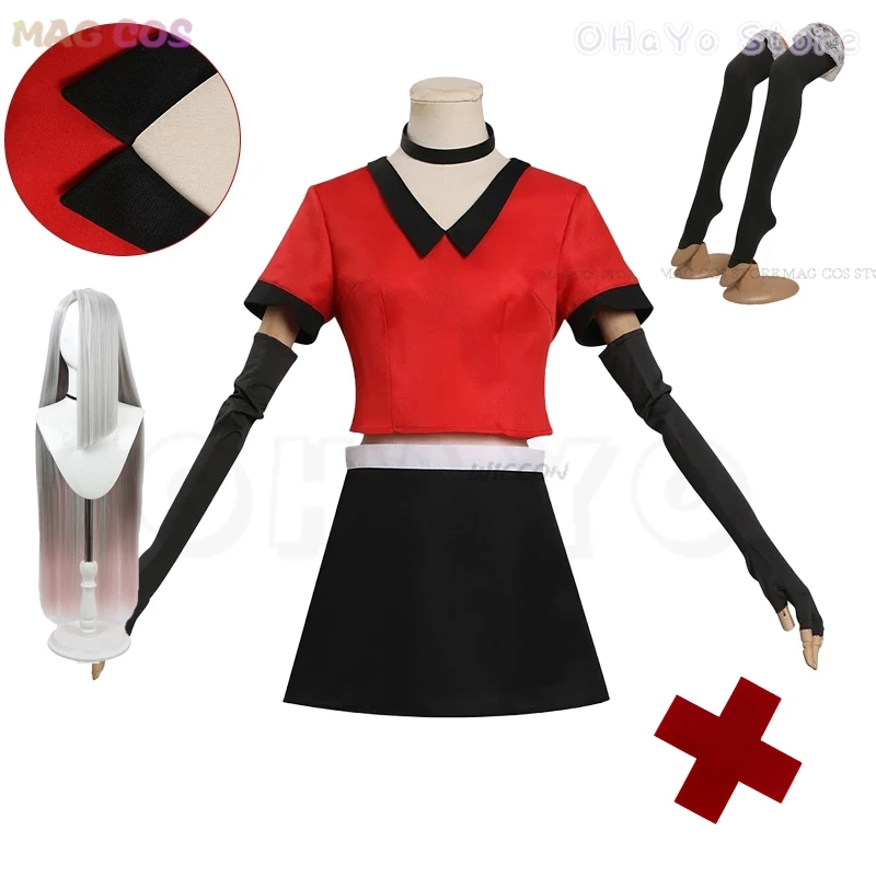 Аниме Чарли Морнингстар вагги Косплей хасбин Cos фантазия отеля костюм Маскировка взрослая женская форма платье костюм на Хэллоуин
Аниме Чарли Морнингстар вагги Косплей хасбин Cos фантазия отеля костюм Маскировка взрослая женская форма платье костюм на Хэллоуин