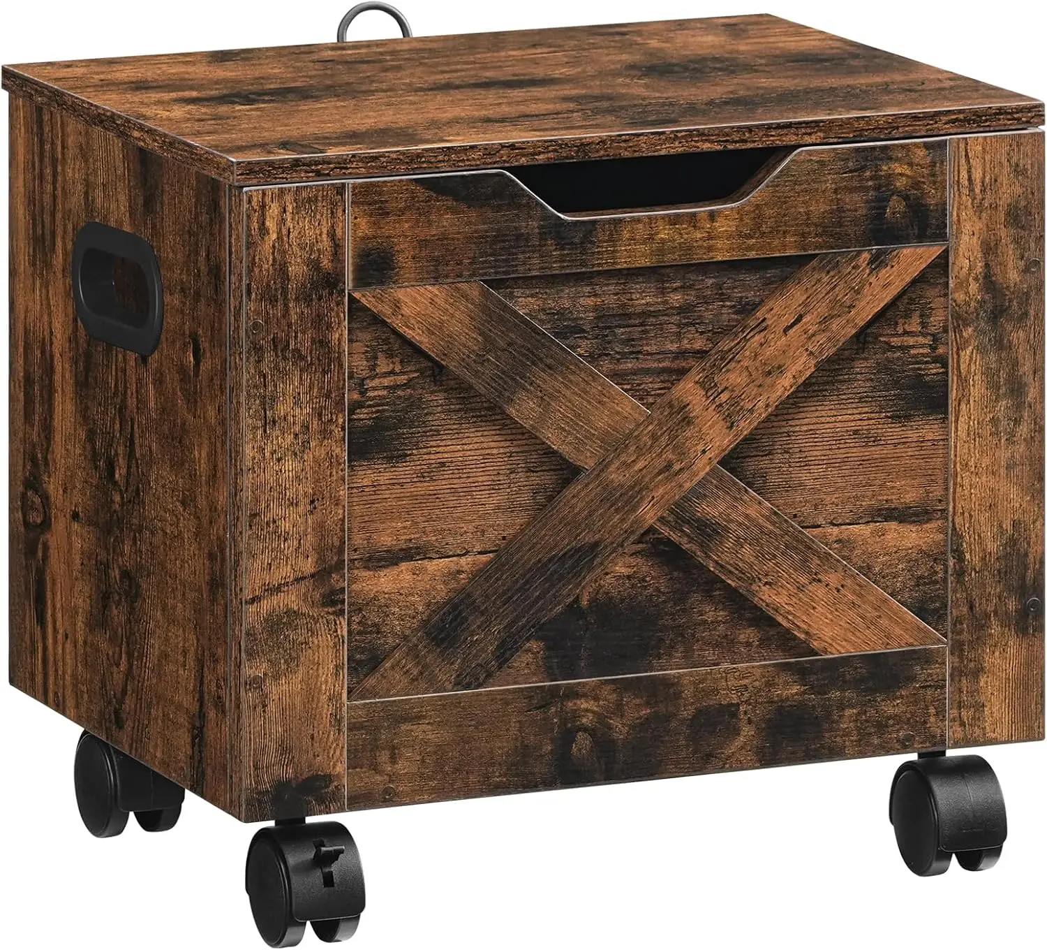 Картотечный шкаф на колесиках с одним ящиком, органайзер для документов формата А4/Леттер, рустик-коричневый, для домашнего офиса
Картотечный шкаф на колесиках с одним ящиком, органайзер для документов формата А4/Леттер, рустик-коричневый, для домашнего офиса