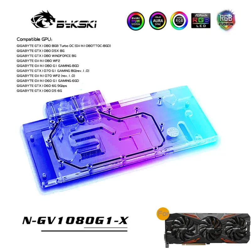 Bykski N-GV1080G1-X, водяной блок с полным покрытием графического процессора для GIGABYTE GTX1080G1 GTX1070G1, игровая видеокарта. VGA Cooler
Bykski N-GV1080G1-X, водяной блок с полным покрытием графического процессора для GIGABYTE GTX1080G1 GTX1070G1, игровая видеокарта. VGA Cooler