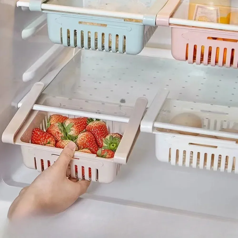 Новая регулируемая коробка для хранения продуктов в холодильнике, органайзер для овощей и фруктов, разделительная полка, подставка для яиц, стеллаж для хранения в холодильнике
Новая регулируемая коробка для хранения продуктов в холодильнике, органайзер для овощей и фруктов, разделительная полка, подставка для яиц, стеллаж для хранения в холодильнике