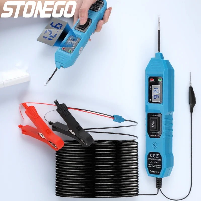 Multifunctional Car Circuit Tester Tools Electrical System Diagnostic Tool with LCD Display Power Probe Kit
Multifunctional Car Circuit Tester Tools Electrical System Diagnostic Tool with LCD Display Power Probe Kit