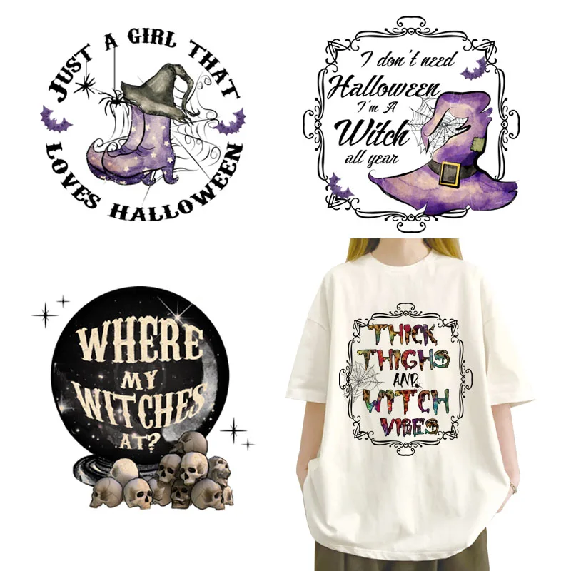 Halloween witch Hat Pumpkin Skull Horror iron on transfer for clothing dtf transfers ready to press Heat Transfer Printing
Halloween witch Hat Pumpkin Skull Horror iron on transfer for clothing dtf transfers ready to press Heat Transfer Printing