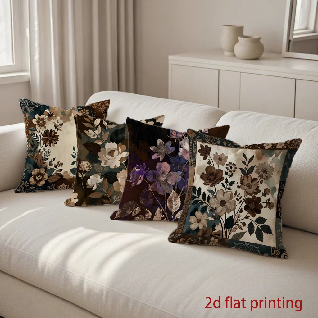 Чехлы для подушек с 2D цветочным узором для стильного декора, подходят для дивана, спальни, автомобиля
Чехлы для подушек с 2D цветочным узором для стильного декора, подходят для дивана, спальни, автомобиля