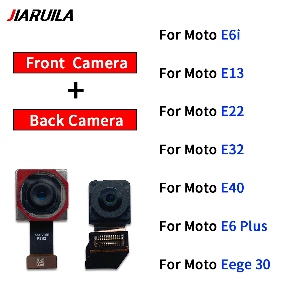 Back Big Main Camera Module And Front Small Camera Module Flex Cable For Moto E6 Plus E6i E13 E22 E32 E40 Edge 30
Back Big Main Camera Module And Front Small Camera Module Flex Cable For Moto E6 Plus E6i E13 E22 E32 E40 Edge 30