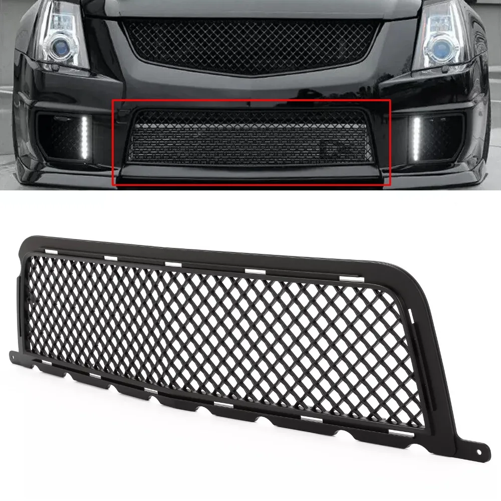For Cadillac CTS-V 2008-2014 6.2L & 3.6L Combo Black Front Lower Grille Grill
For Cadillac CTS-V 2008-2014 6.2L & 3.6L Combo Black Front Lower Grille Grill