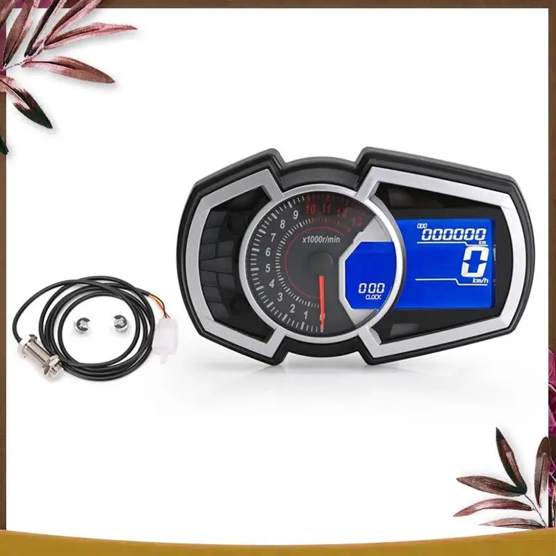 AB59-спидометр мотоцикла, одометр, датчик уровня топлива, 13000 об/мин, универсальный 1, 2, 4 цилиндра, ЖК-инструмент для Kawasaki Ninja650, аксессуары 
AB59-спидометр мотоцикла, одометр, датчик уровня топлива, 13000 об/мин, универсальный 1, 2, 4 цилиндра, ЖК-инструмент для Kawasaki Ninja650, аксессуары