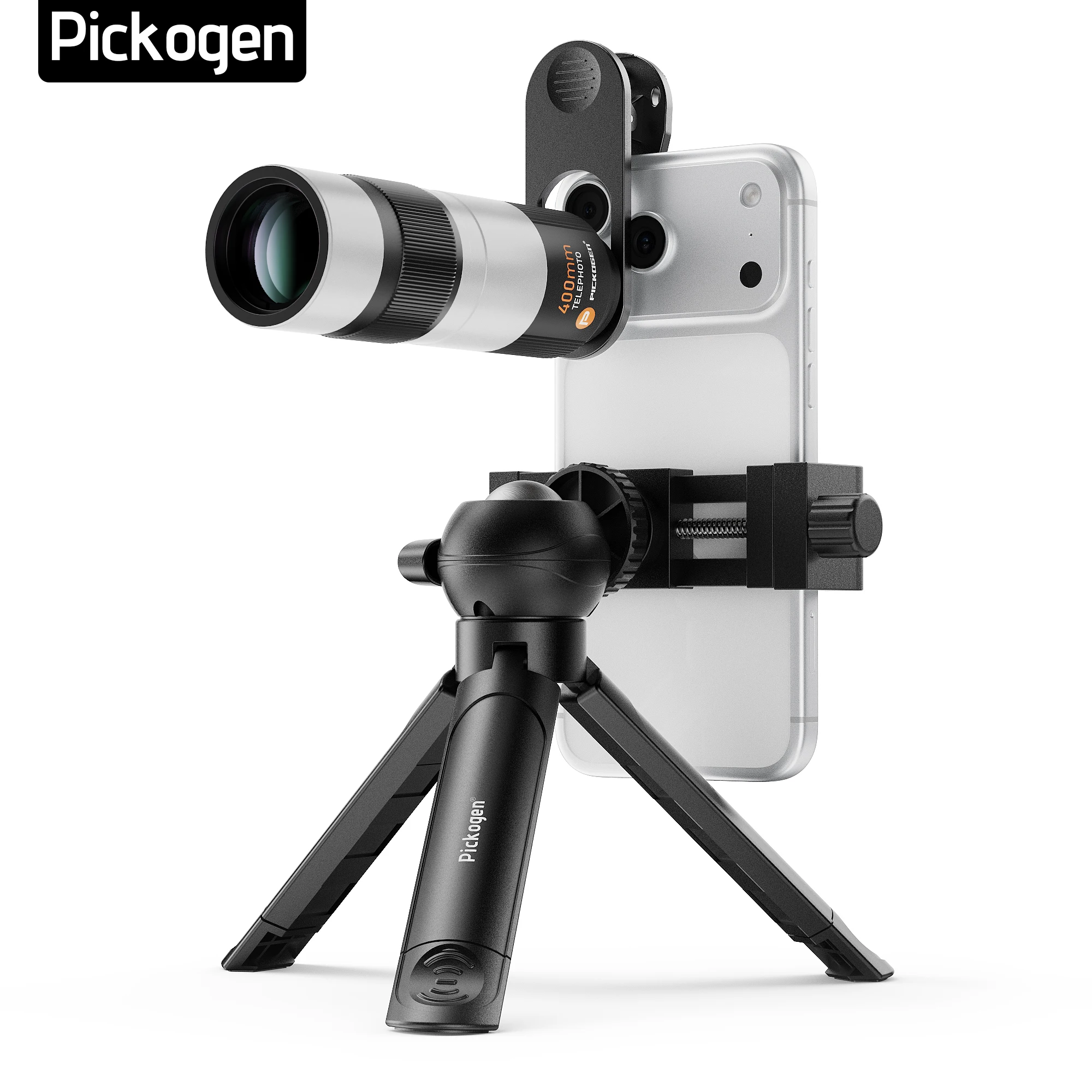 PICKOGEN 400mm Mobile Phone Telephoto Lens Telescope Zoom Phone Camera Lens for Iphone 17Promax Samsung Vivo X300 and Android
PICKOGEN 400mm Mobile Phone Telephoto Lens Telescope Zoom Phone Camera Lens for Iphone 17Promax Samsung Vivo X300 and Android