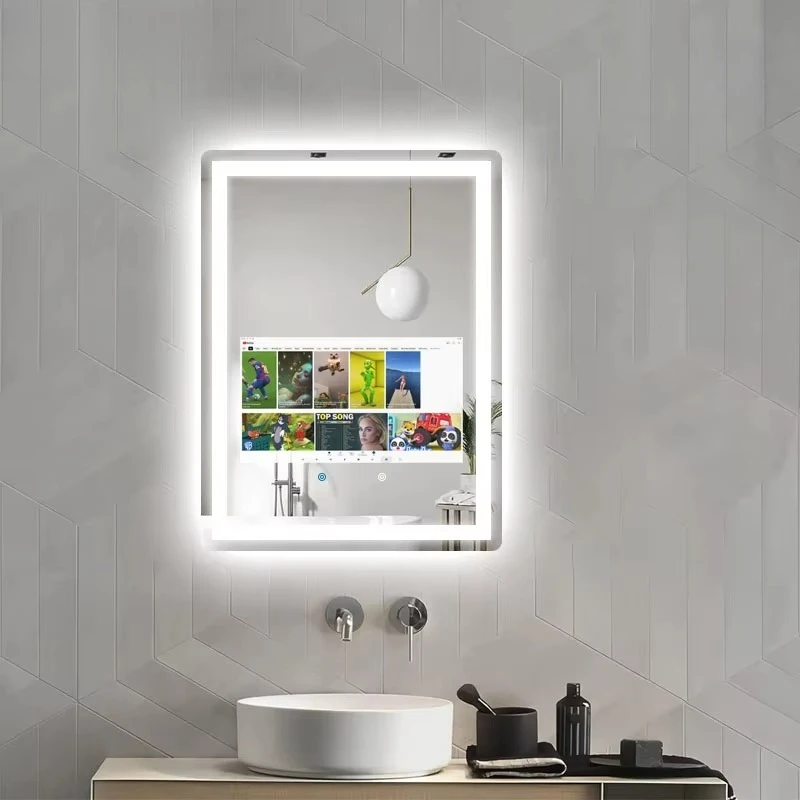 Modern Photo Studio Touch Screen Android Smart Light Emitting Diode Bathroom Mirror
Modern Photo Studio Touch Screen Android Smart Light Emitting Diode Bathroom Mirror
