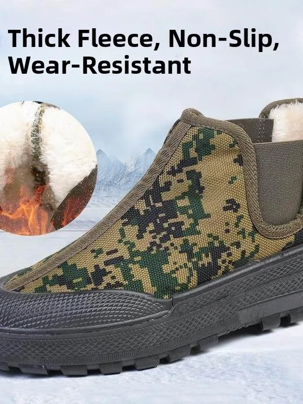 Men's Yellow Rubber High-Tube Fleece Lined Work Boots Casual Canvas Slip-On Labor Protection Outdoor Cotton Shoes
Men's Yellow Rubber High-Tube Fleece Lined Work Boots Casual Canvas Slip-On Labor Protection Outdoor Cotton Shoes