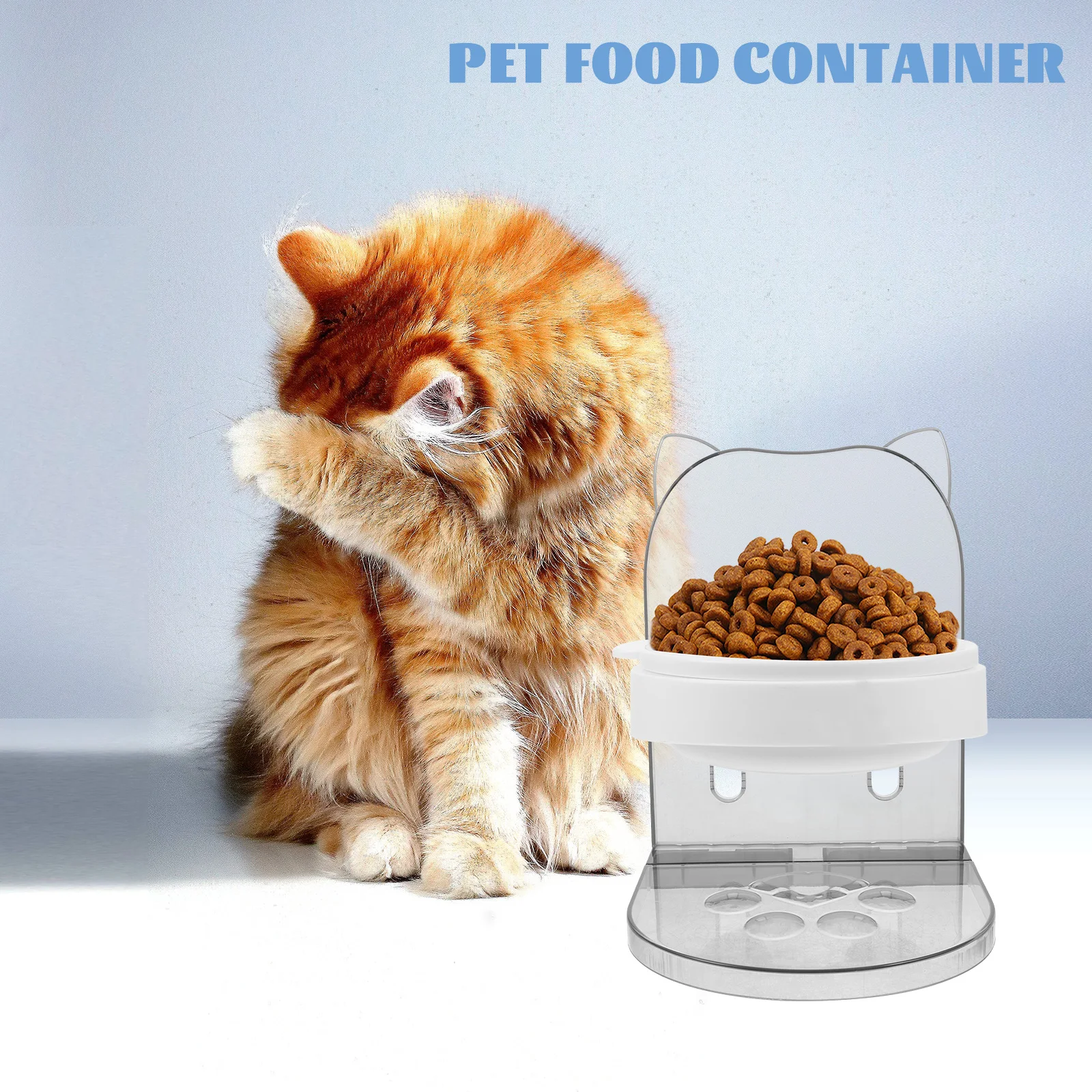 Plastic Anti Sturdy Dog Pet Bowl Bowl Pet Dish Rack Dog Food Holder Adjustable Feeding Bowls Sturdy Base Gray White
Plastic Anti Sturdy Dog Pet Bowl Bowl Pet Dish Rack Dog Food Holder Adjustable Feeding Bowls Sturdy Base Gray White