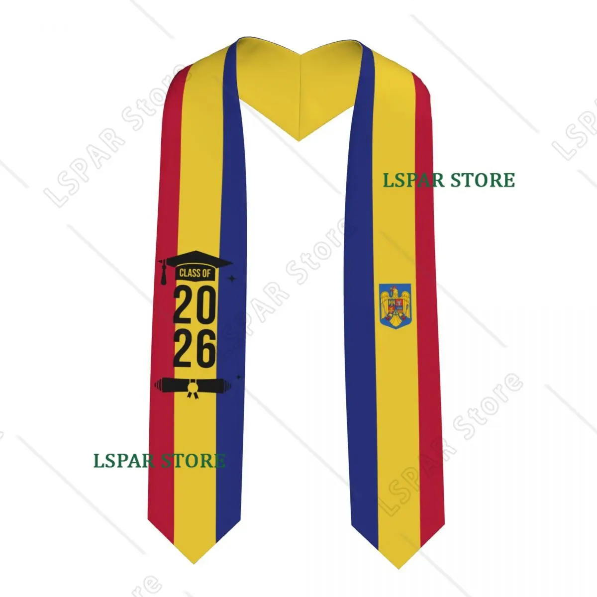 Class Of 2026 Romania Flag Graduation Stole Sash Scarf For International Students Proud 183CM Long
Class Of 2026 Romania Flag Graduation Stole Sash Scarf For International Students Proud 183CM Long