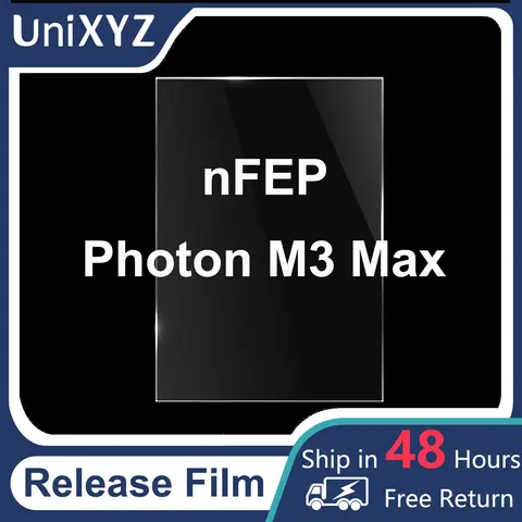 nFEP and FEF Film for ANYCUBIC Photon M3 Max Resin VAT Replacement Film with Lower Adsorption Force NFEP Release Film 380x260mm