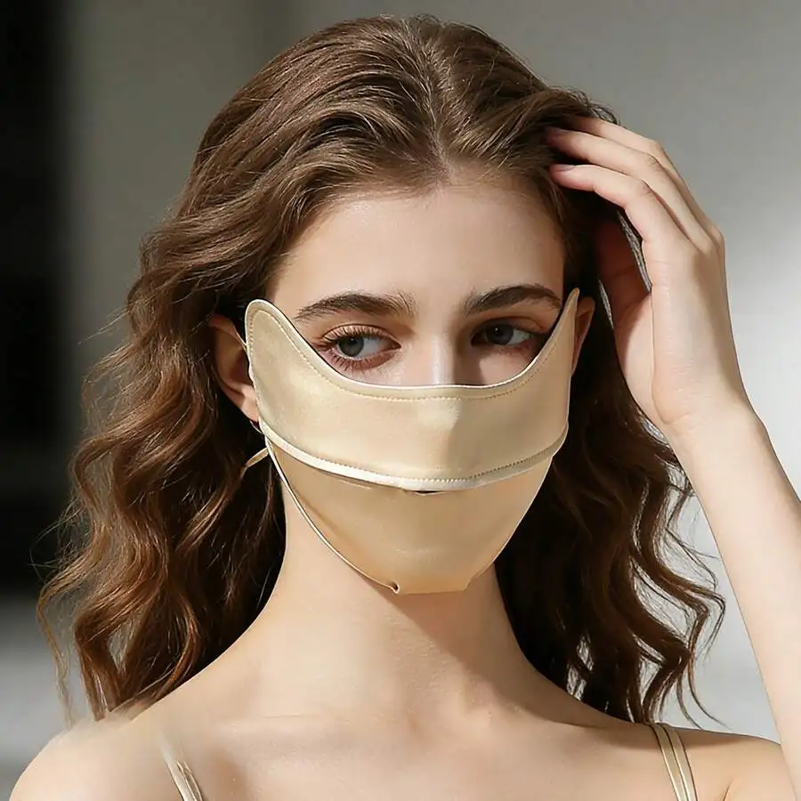 Breathable UV Protection Sunshade Face Mask For Women Summer Outdoor Use
Breathable UV Protection Sunshade Face Mask For Women Summer Outdoor Use