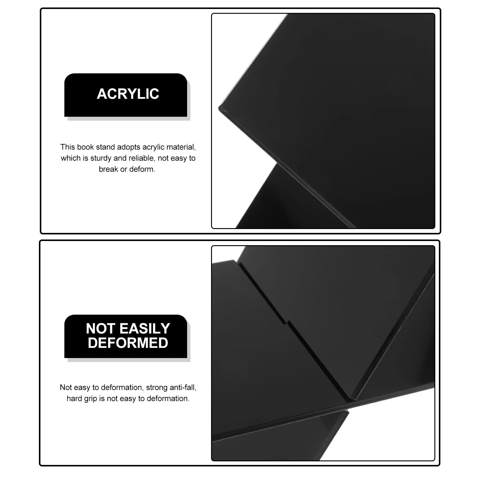 1Set Acrylic Book Holder Stand for Kitchen Recipe Reading Display Sturdy Non-Slip Base Multi-Function Book Stand for Cookbooks
1Set Acrylic Book Holder Stand for Kitchen Recipe Reading Display Sturdy Non-Slip Base Multi-Function Book Stand for Cookbooks