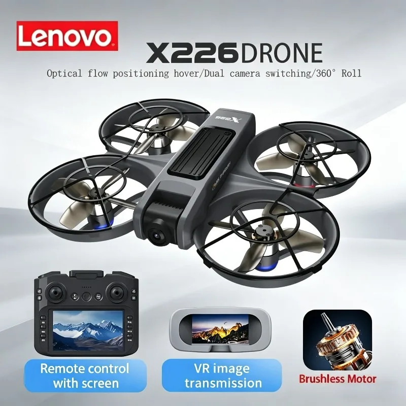 Lenovo X226/X226VR 8K Drone Professional Remote Control Helicopter Plane,With Screen, RC Dron Quadcopter Toys
Lenovo X226/X226VR 8K Drone Professional Remote Control Helicopter Plane,With Screen, RC Dron Quadcopter Toys