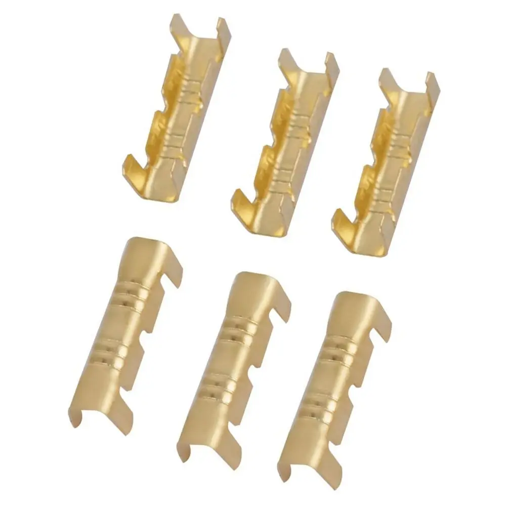 100 PCS Small Teeth Brass U-Shaped Terminal 0.5-1.5mm Quick Connect Crimp Terminals Non-Insulated Wire Connector Electricity
100 PCS Small Teeth Brass U-Shaped Terminal 0.5-1.5mm Quick Connect Crimp Terminals Non-Insulated Wire Connector Electricity