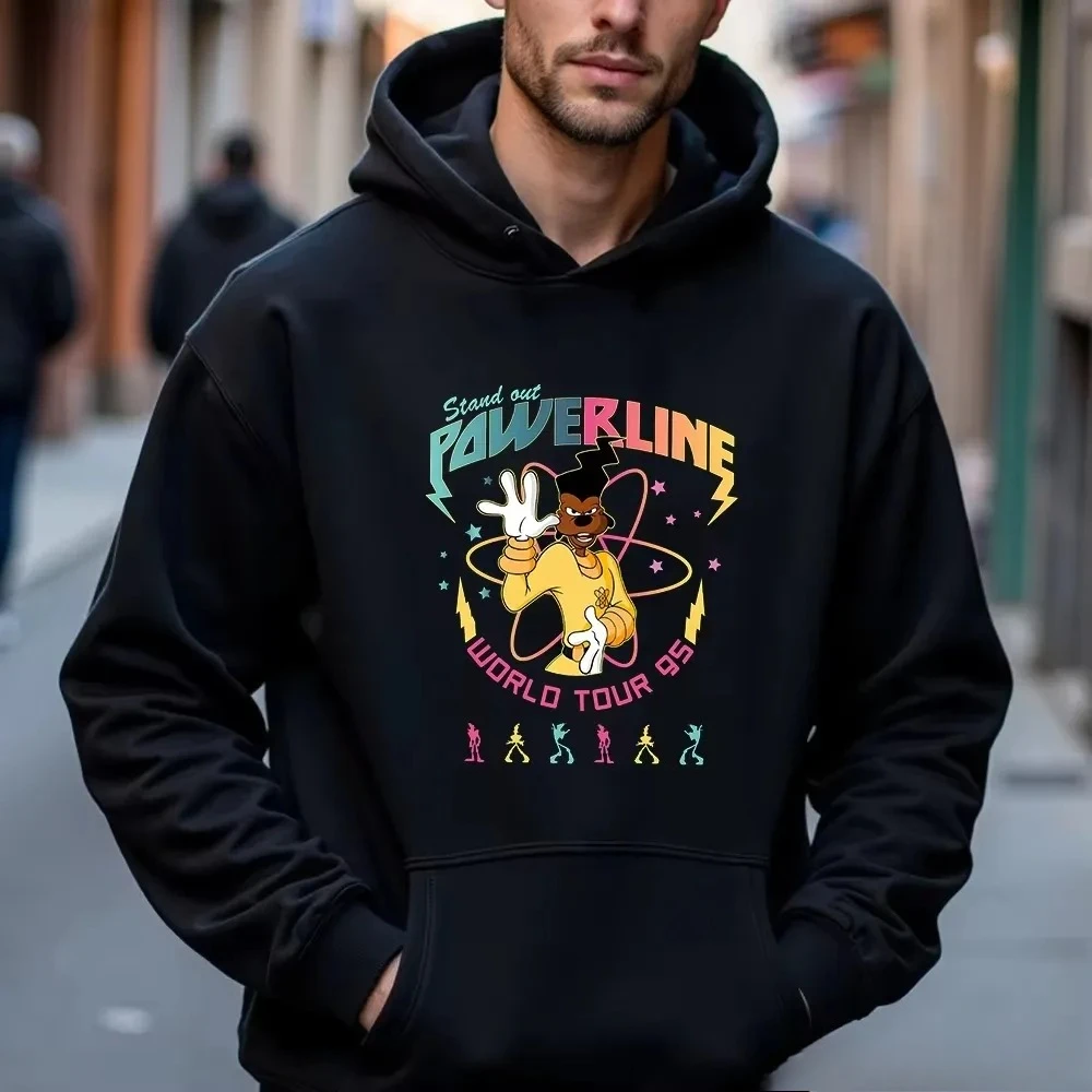 Толстовка с капюшоном Disney Powerline Stand Out World Tour в стиле ретро, винтажная толстовка с капюшоном Disney A Goofy Movie Powerline, мужская и женская толстовка
Толстовка с капюшоном Disney Powerline Stand Out World Tour в стиле ретро, винтажная толстовка с капюшоном Disney A Goofy Movie Powerline, мужская и женская толстовка