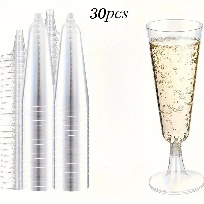 30Pcs Acrylic Champagne Cups for Wedding, Anniversary, Birthday Party, Christmas Decoration Supplies Multipurpose Drink Cups
30Pcs Acrylic Champagne Cups for Wedding, Anniversary, Birthday Party, Christmas Decoration Supplies Multipurpose Drink Cups