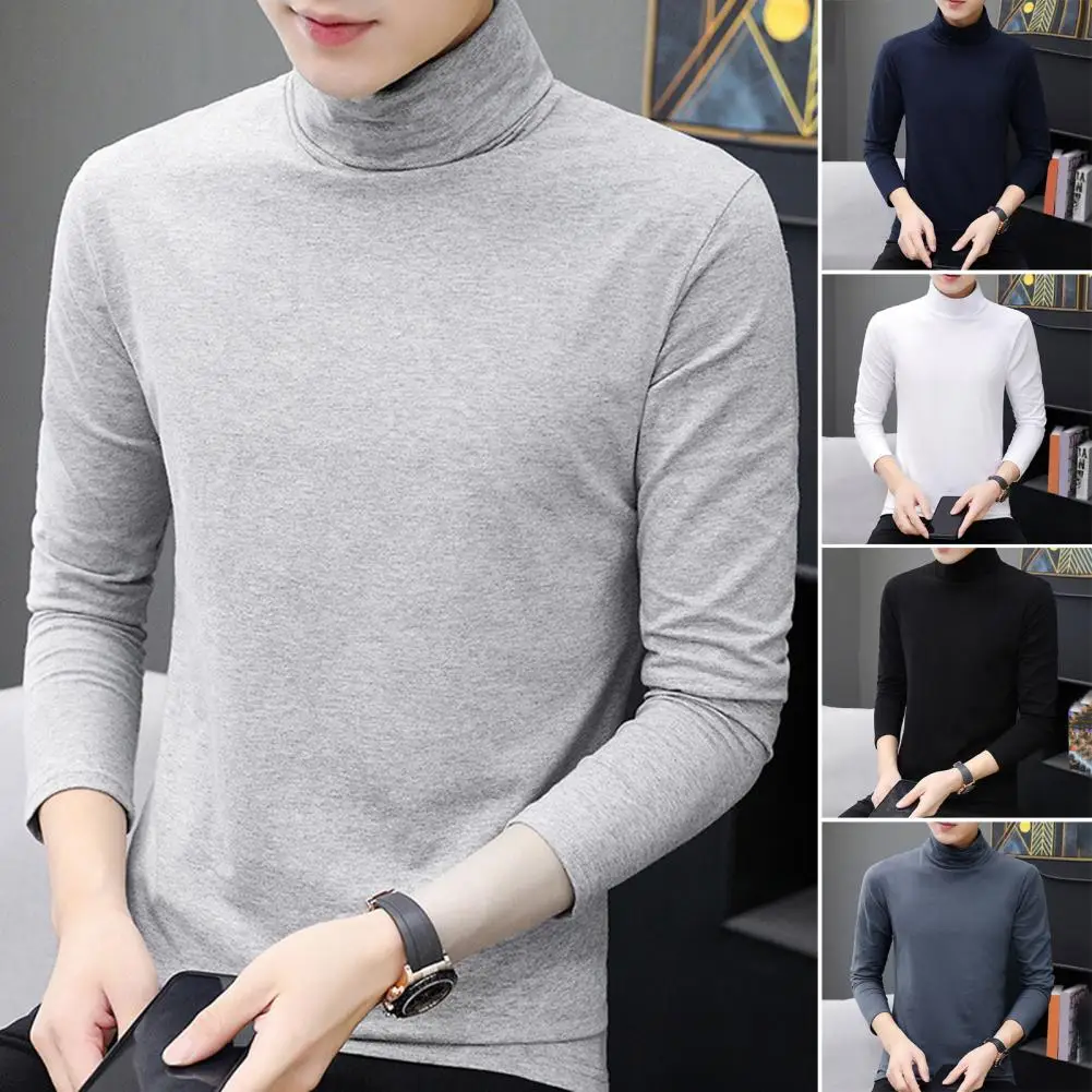 Men Cotton Shirt Men's High Collar Stretchy Warm Pullover Shirt for Fall Winter Wear Plus Size Long Sleeve Top with Neck
Men Cotton Shirt Men's High Collar Stretchy Warm Pullover Shirt for Fall Winter Wear Plus Size Long Sleeve Top with Neck
