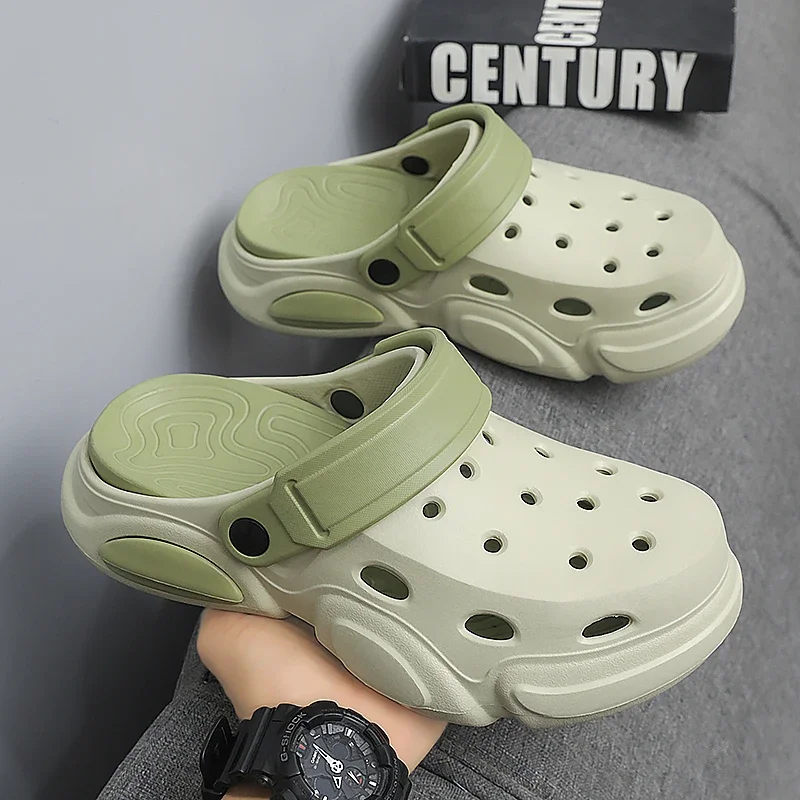 Summer Men's Thick-Soled Non-Slip Breathable Toe-Cap Sandals Casual Beach Slippers Plus Size Multicolor Men Shoes
Summer Men's Thick-Soled Non-Slip Breathable Toe-Cap Sandals Casual Beach Slippers Plus Size Multicolor Men Shoes