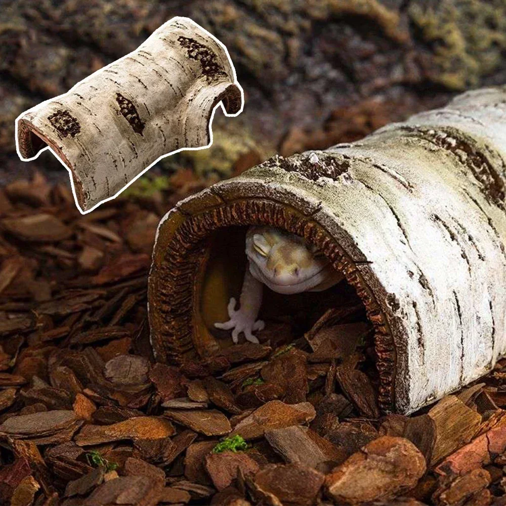 Crawling Pet Birch Wood Shelter Amphibians Hiding in Caves Leather Resin Logs Breeding Boxes Lizards Geckos Landscaping
Crawling Pet Birch Wood Shelter Amphibians Hiding in Caves Leather Resin Logs Breeding Boxes Lizards Geckos Landscaping