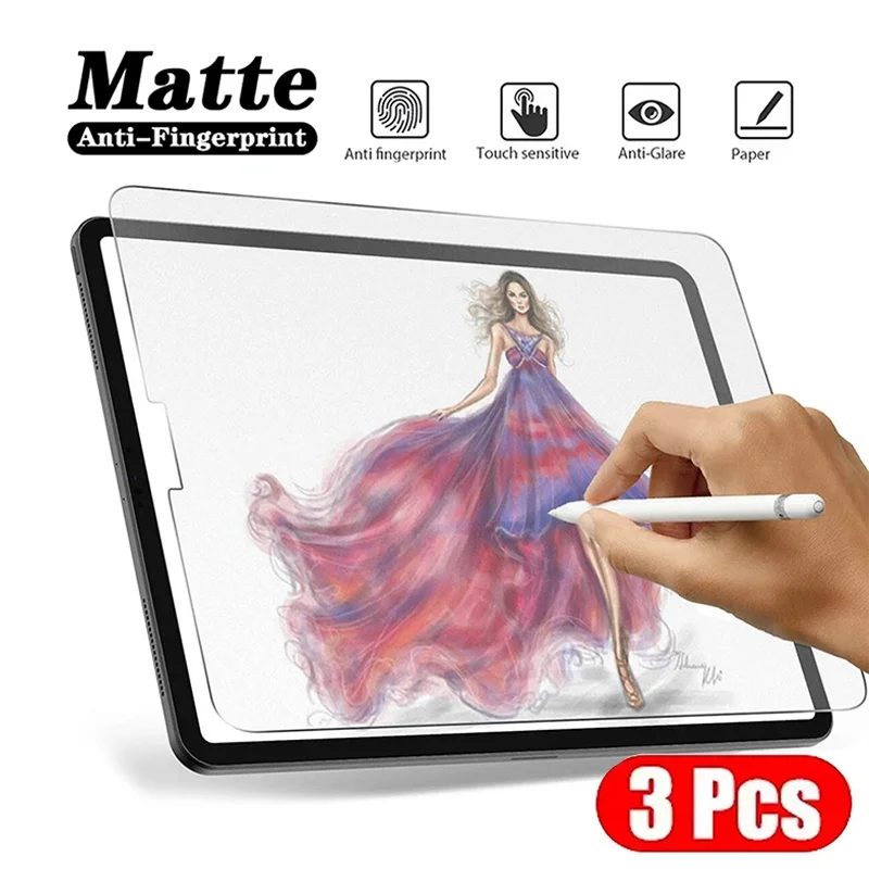 3pcs Matte Protective Film For iPad Pro 12.9 6th 5th 4th 3th 2th 1th Gen Screen Protector For iPad Pro 2022 2021 2020 2018 2017
3pcs Matte Protective Film For iPad Pro 12.9 6th 5th 4th 3th 2th 1th Gen Screen Protector For iPad Pro 2022 2021 2020 2018 2017