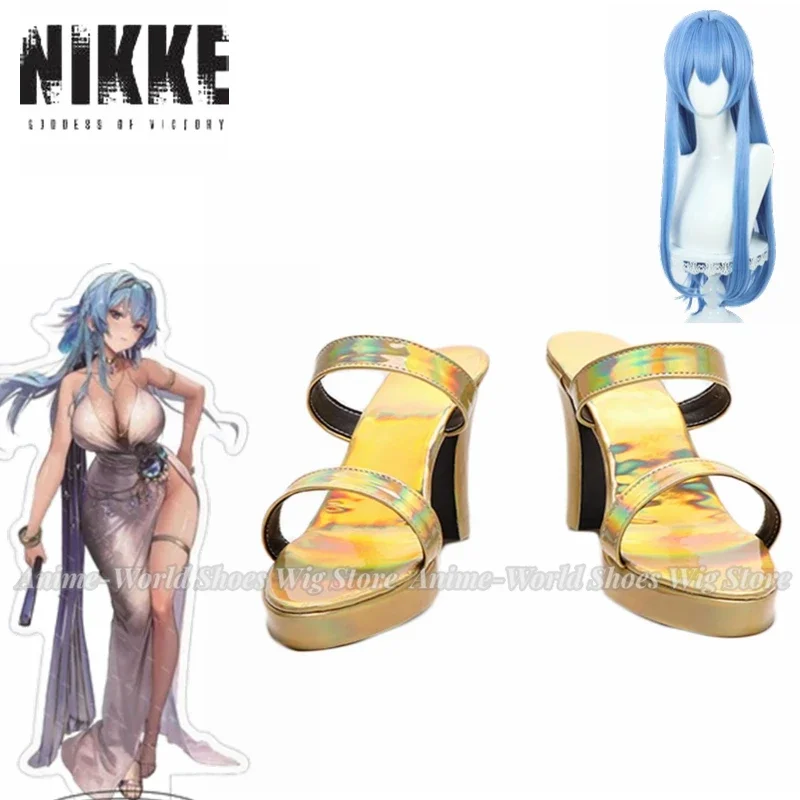 New Game NIKKE Helen Cosplay Shoes High Heels Boots Props Halloween Party Role Play Wig Custom Made Aksesori
New Game NIKKE Helen Cosplay Shoes High Heels Boots Props Halloween Party Role Play Wig Custom Made Aksesori