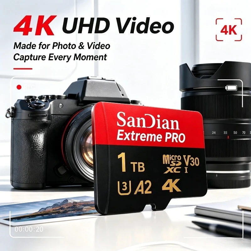 Original New 512GB 1TB Micro TF/SD 128GB 256GB Portable Card Memory Card Mini Memory Card Class10 For Camera/Phone/Drone
Original New 512GB 1TB Micro TF/SD 128GB 256GB Portable Card Memory Card Mini Memory Card Class10 For Camera/Phone/Drone