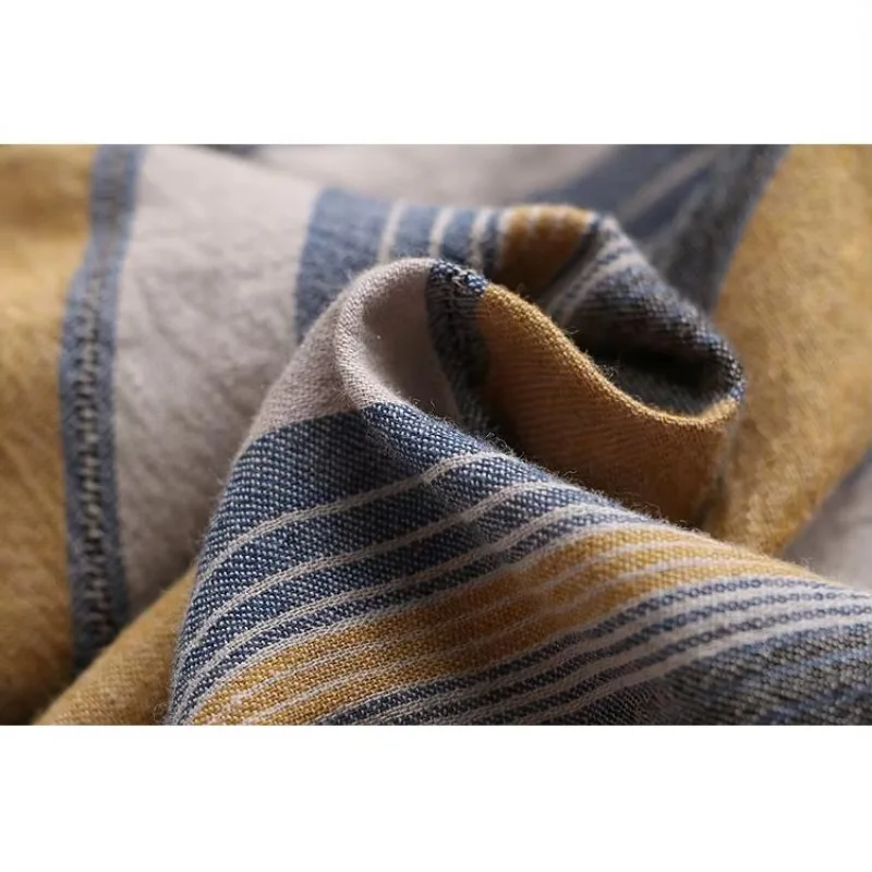 Women Pants Women's Linen Cropped Pants Loose Linen Fabric Summer Striped Casual Pants Pantalones De Mujer
Women Pants Women's Linen Cropped Pants Loose Linen Fabric Summer Striped Casual Pants Pantalones De Mujer