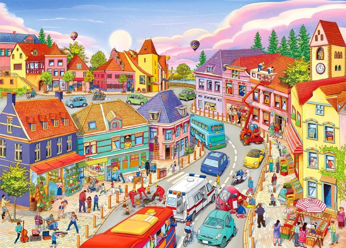 1000/500/300/120 Pieces Small Town Life Jigsaw Puzzles for Adults Home Decor Games Family Puzzles Educational Toys Birthday Gift
1000/500/300/120 Pieces Small Town Life Jigsaw Puzzles for Adults Home Decor Games Family Puzzles Educational Toys Birthday Gift
