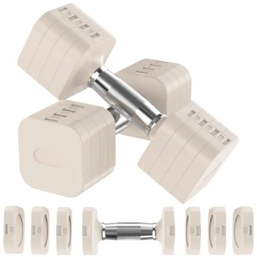 22LBS Adjustable Dumbbells Set Adjustable Weight Dumbbells with 4 Levels 4.4lb 6.6lb 8.8lb 11lb Hand Weights Sets for Women/Men
22LBS Adjustable Dumbbells Set Adjustable Weight Dumbbells with 4 Levels 4.4lb 6.6lb 8.8lb 11lb Hand Weights Sets for Women/Men