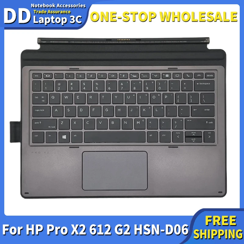 Original New US Keyboard for HP Pro X2 612 G2 HSN-D06 Tablet PC Notebook Palmrest Upper Cover Laptop keyboard English 918321-001
Original New US Keyboard for HP Pro X2 612 G2 HSN-D06 Tablet PC Notebook Palmrest Upper Cover Laptop keyboard English 918321-001