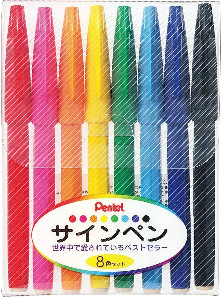 8-Piece Sign Pen Set, Fine Tip for Smooth Writing, Ideal for Office & School Use
8-Piece Sign Pen Set, Fine Tip for Smooth Writing, Ideal for Office & School Use
