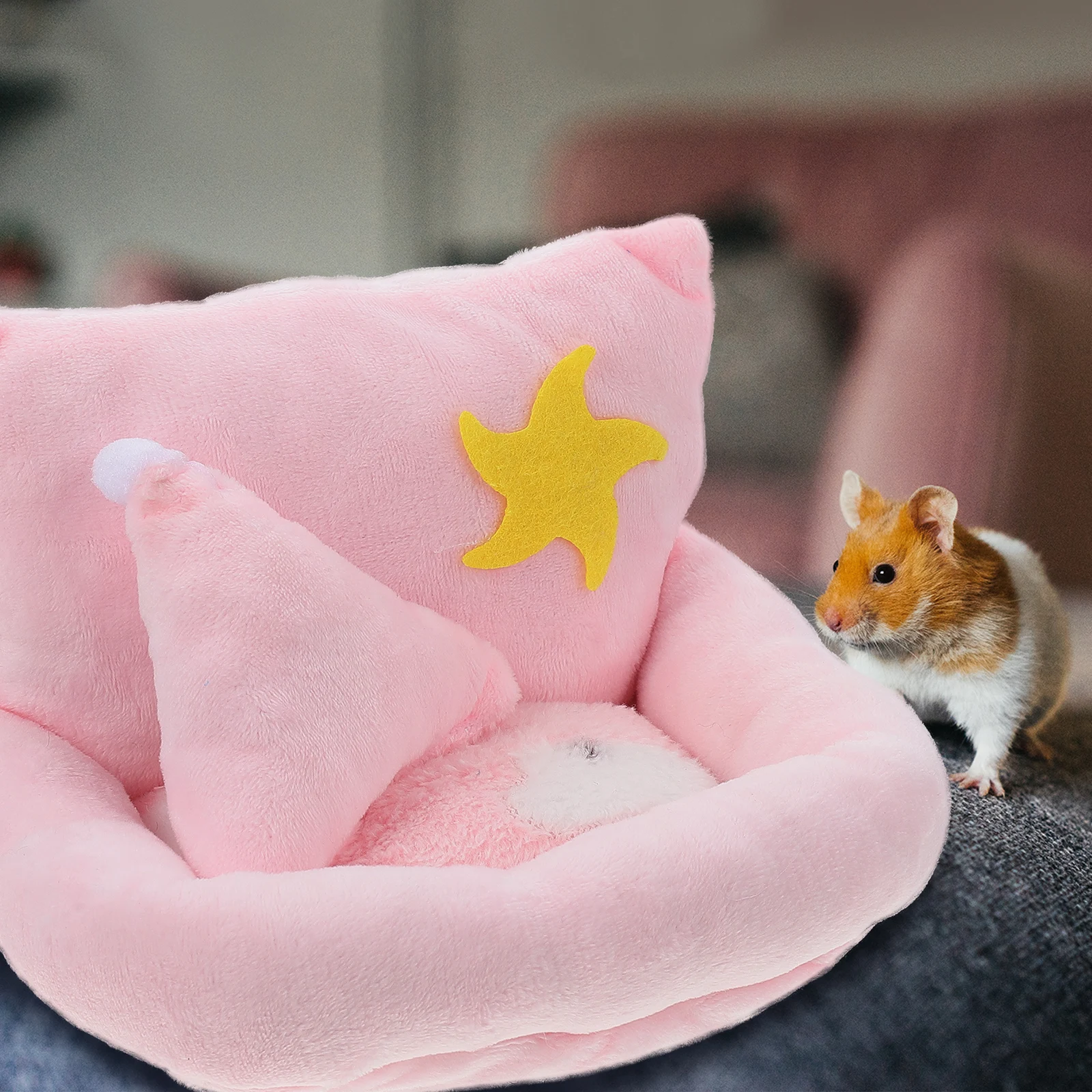 Pet Cotton Nest Hamster Guinea Pig House Warm Bed Small Animals Winter Hideout Cozy Comfortable Area for Small
Pet Cotton Nest Hamster Guinea Pig House Warm Bed Small Animals Winter Hideout Cozy Comfortable Area for Small