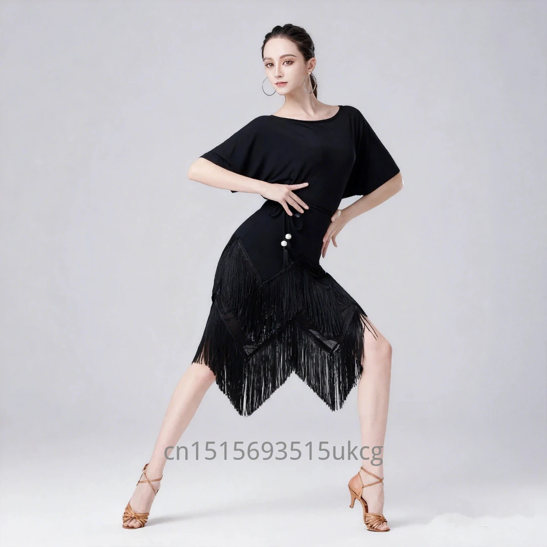 Latin Dance Dress for Women Adult New Loose Professional Latin Dance Dress Large Size Performance Cha Cha Dance Practice Suit
Latin Dance Dress for Women Adult New Loose Professional Latin Dance Dress Large Size Performance Cha Cha Dance Practice Suit