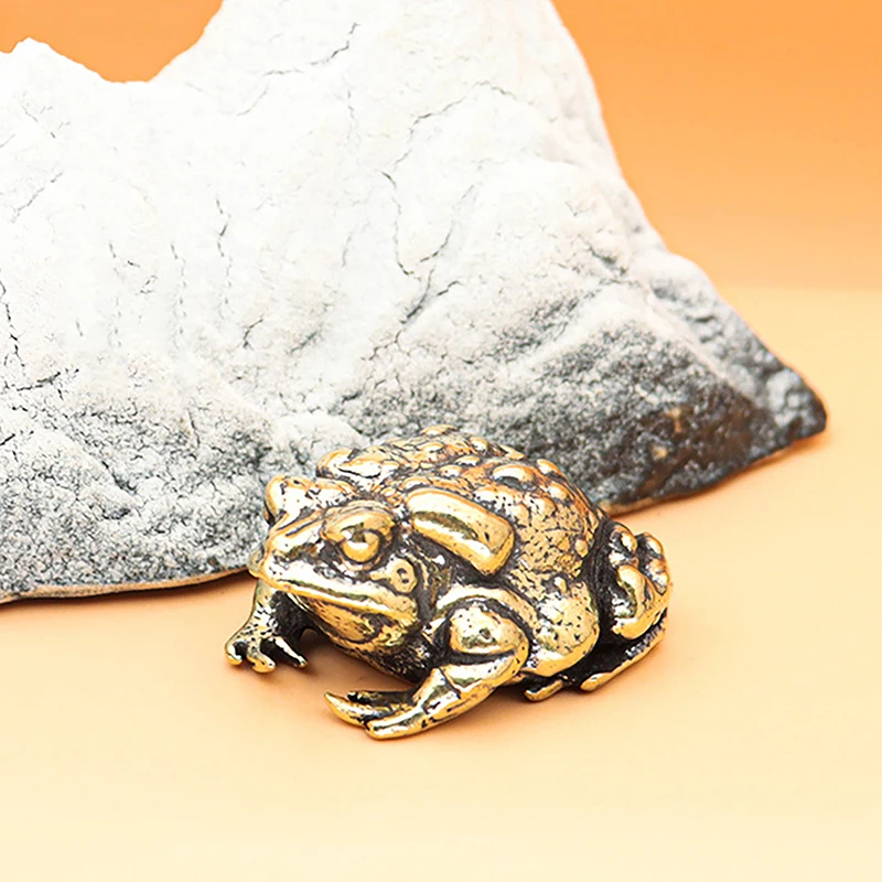 Brass Golden Toad Lucky Tea Pet Vintage Simulation Animal Figurines Miniatures Home Office Desk Ornament Crafts
Brass Golden Toad Lucky Tea Pet Vintage Simulation Animal Figurines Miniatures Home Office Desk Ornament Crafts