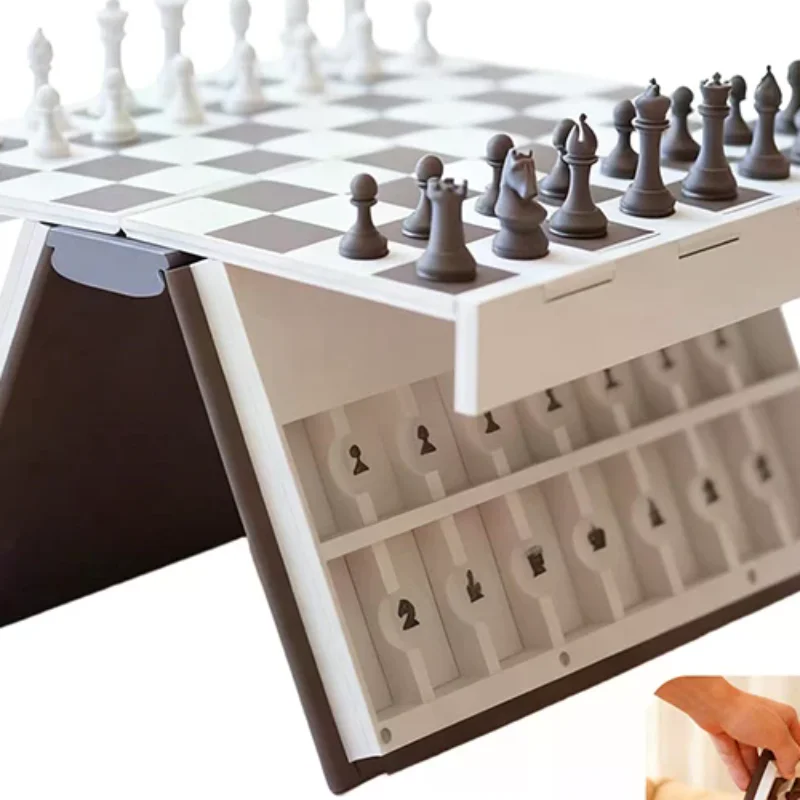 3D Printed Chess Book Chess Set With Storage Books Design Folding Board Game For Adults Portable Compact Game Set
3D Printed Chess Book Chess Set With Storage Books Design Folding Board Game For Adults Portable Compact Game Set