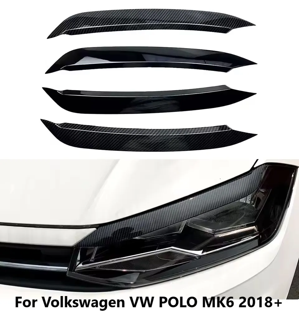 2Pcs Car Headlight Eyebrows For Volkswagen VW Polo MK 6 2018+ Front Headlamp Eyelids Sticker Cover Body Kits Car Accessories
2Pcs Car Headlight Eyebrows For Volkswagen VW Polo MK 6 2018+ Front Headlamp Eyelids Sticker Cover Body Kits Car Accessories