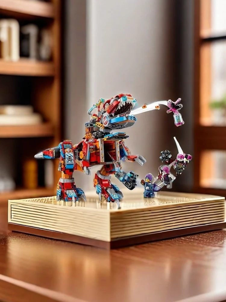 71484 LEGO Dreamzzz Cooper’s Robot Dinosaur C-Rex Building Toys - Ages 9 for Children ,Gifts suitable for both boys and girls
71484 LEGO Dreamzzz Cooper’s Robot Dinosaur C-Rex Building Toys - Ages 9 for Children ,Gifts suitable for both boys and girls