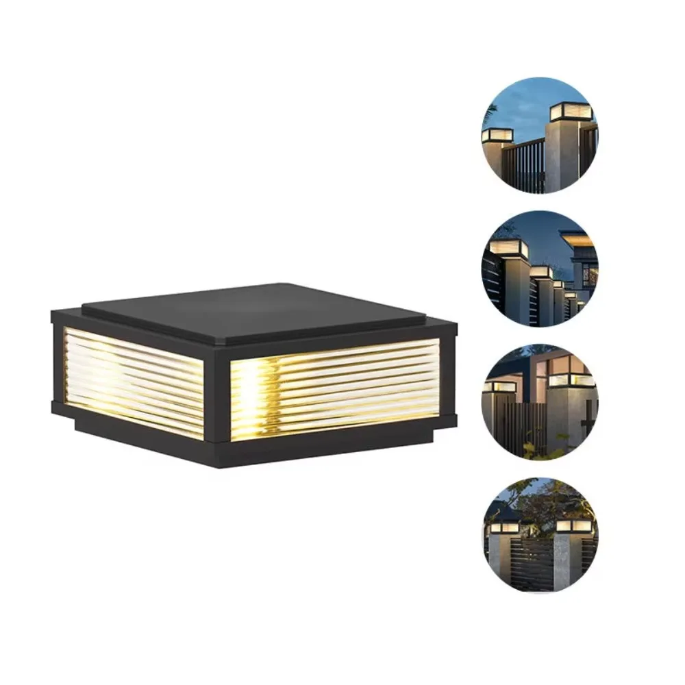 Solar Pillar Fence Light for Outdoor Path Lighting Courtyard Villa Hotel Gate E27 Base Aluminum IP65 Waterproof
Solar Pillar Fence Light for Outdoor Path Lighting Courtyard Villa Hotel Gate E27 Base Aluminum IP65 Waterproof
