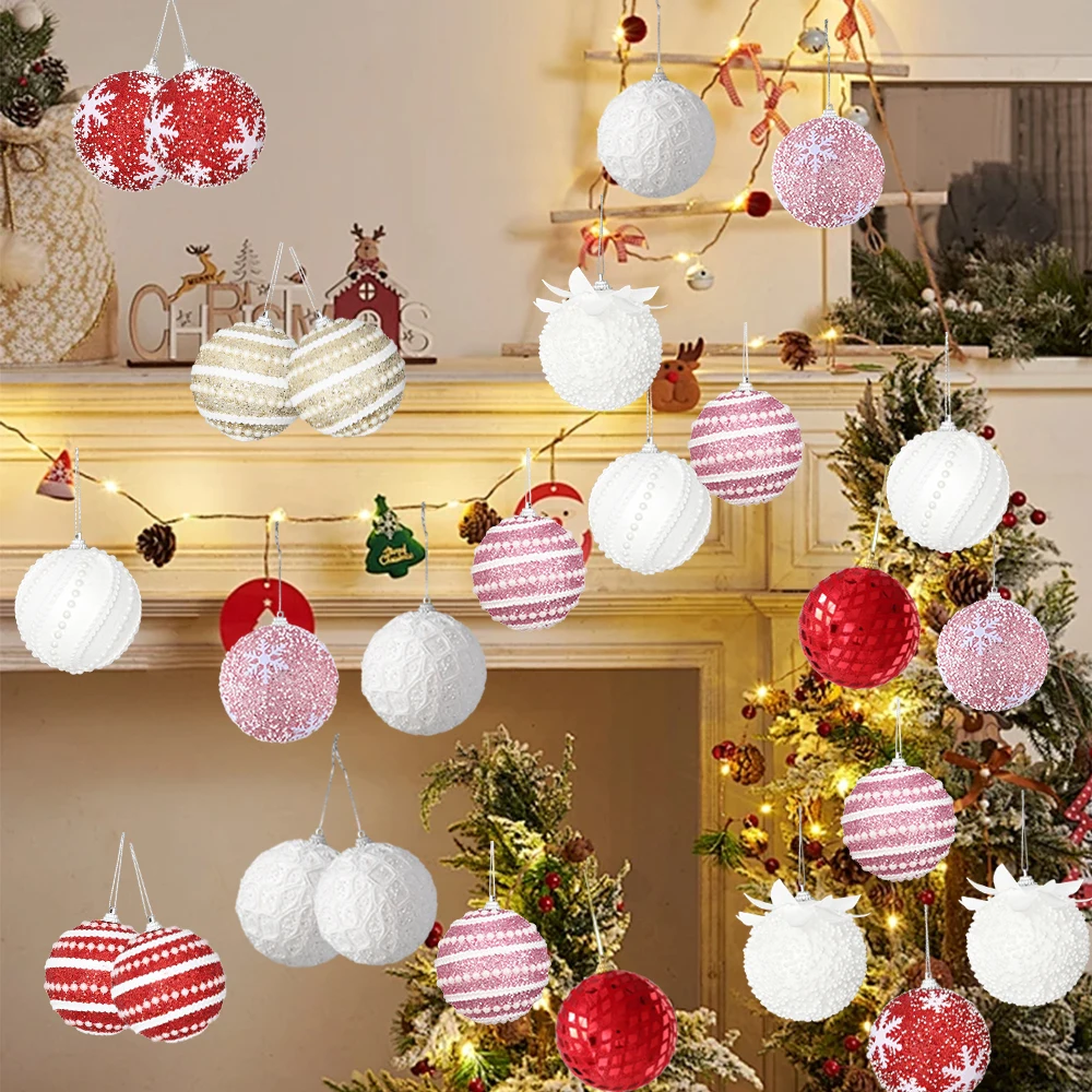 1/2/3pcs 8cm Red White Christmas Balls Christmas Tree Hanging Ornaments Christmas Party Decorations New Year Noel Navidad 2024
1/2/3pcs 8cm Red White Christmas Balls Christmas Tree Hanging Ornaments Christmas Party Decorations New Year Noel Navidad 2024