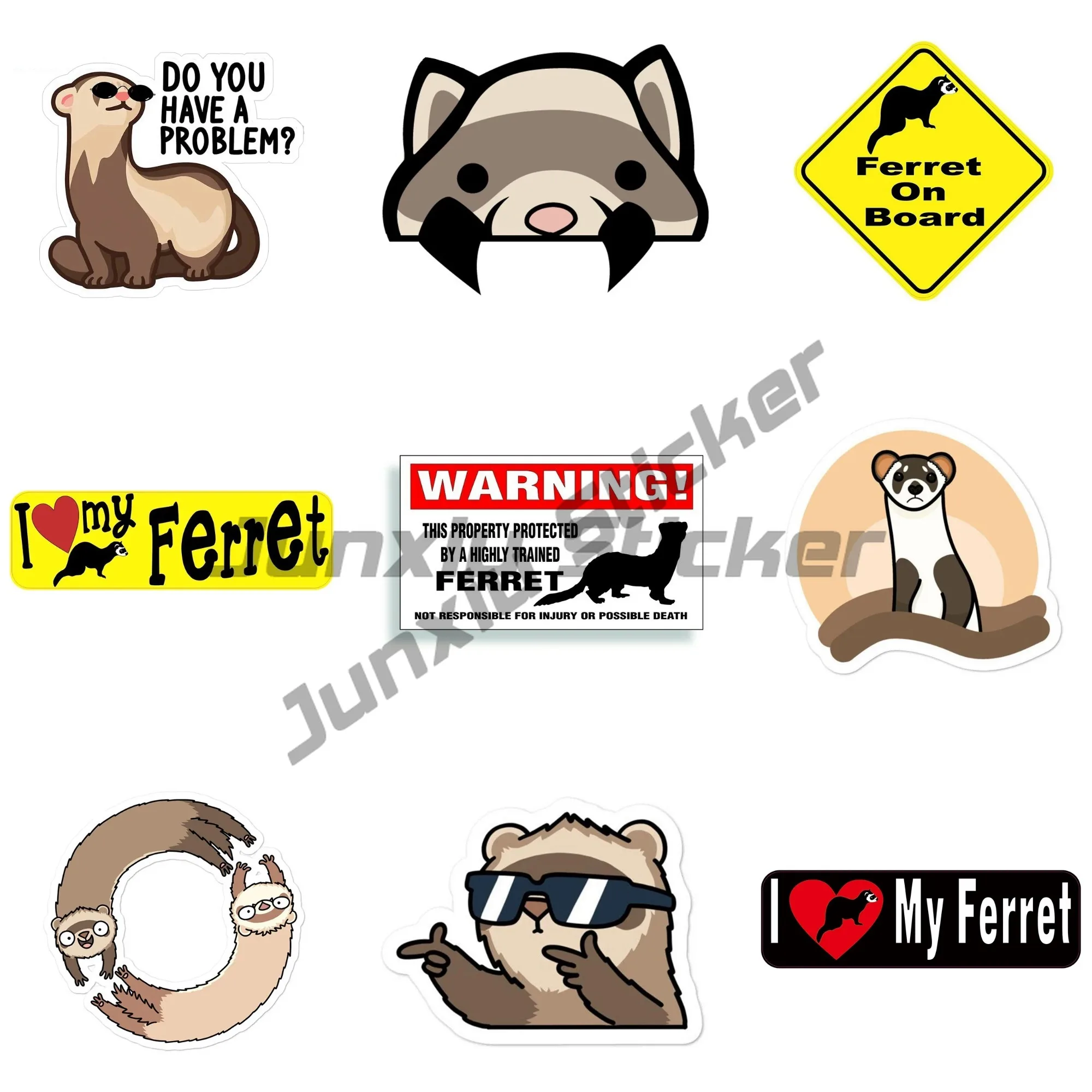 Cartoon Cool Ferret Rodent Do You Have A Problem Car Stickes Funny Windows Trunk Waterproof Vinyl Decal Laptop Bumper Decoration
Cartoon Cool Ferret Rodent Do You Have A Problem Car Stickes Funny Windows Trunk Waterproof Vinyl Decal Laptop Bumper Decoration