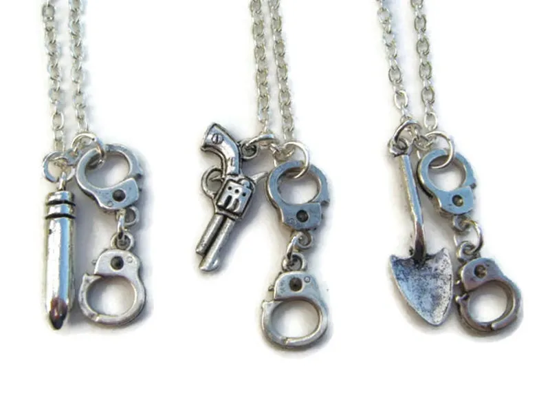 3 Partners In Crime Necklace, Best Friends ,Friendship Necklace, Keyrings,Bracelet,Sorority Gifts,Handcuff Jewelry
3 Partners In Crime Necklace, Best Friends ,Friendship Necklace, Keyrings,Bracelet,Sorority Gifts,Handcuff Jewelry