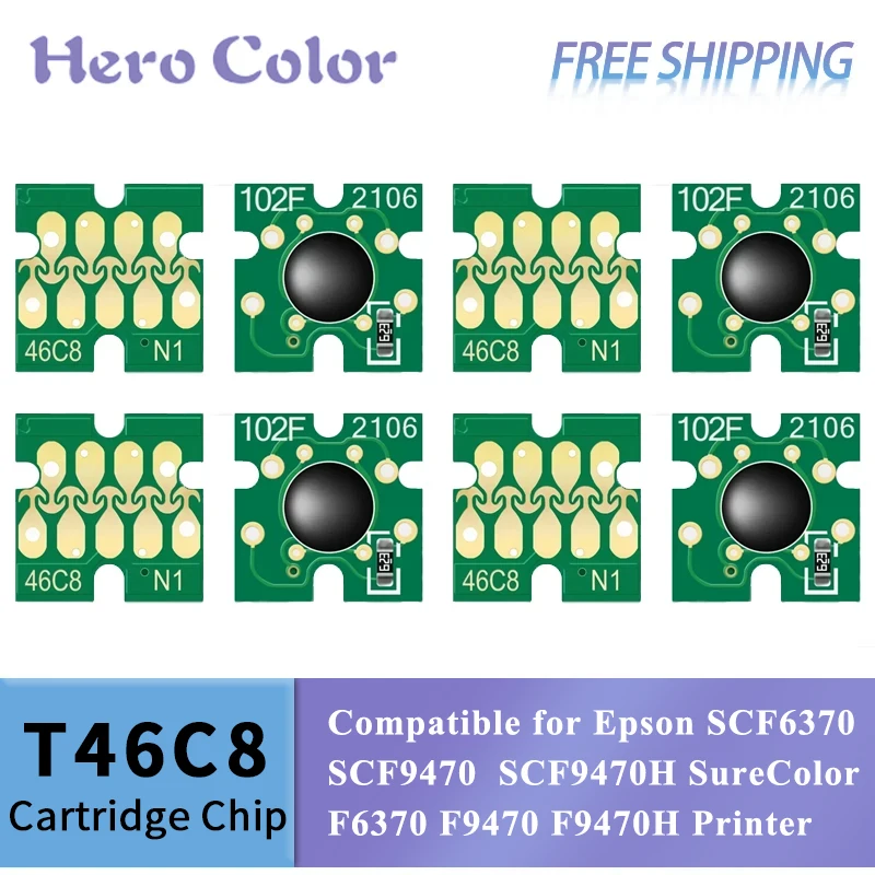 T46C8 T46C T46C2 T46C3 T46C4 чип картриджа с чернилами для принтера Epson SCF6370 SCF9470 SCF9470H SureColor F6370 F9470 F9470H
T46C8 T46C T46C2 T46C3 T46C4 чип картриджа с чернилами для принтера Epson SCF6370 SCF9470 SCF9470H SureColor F6370 F9470 F9470H