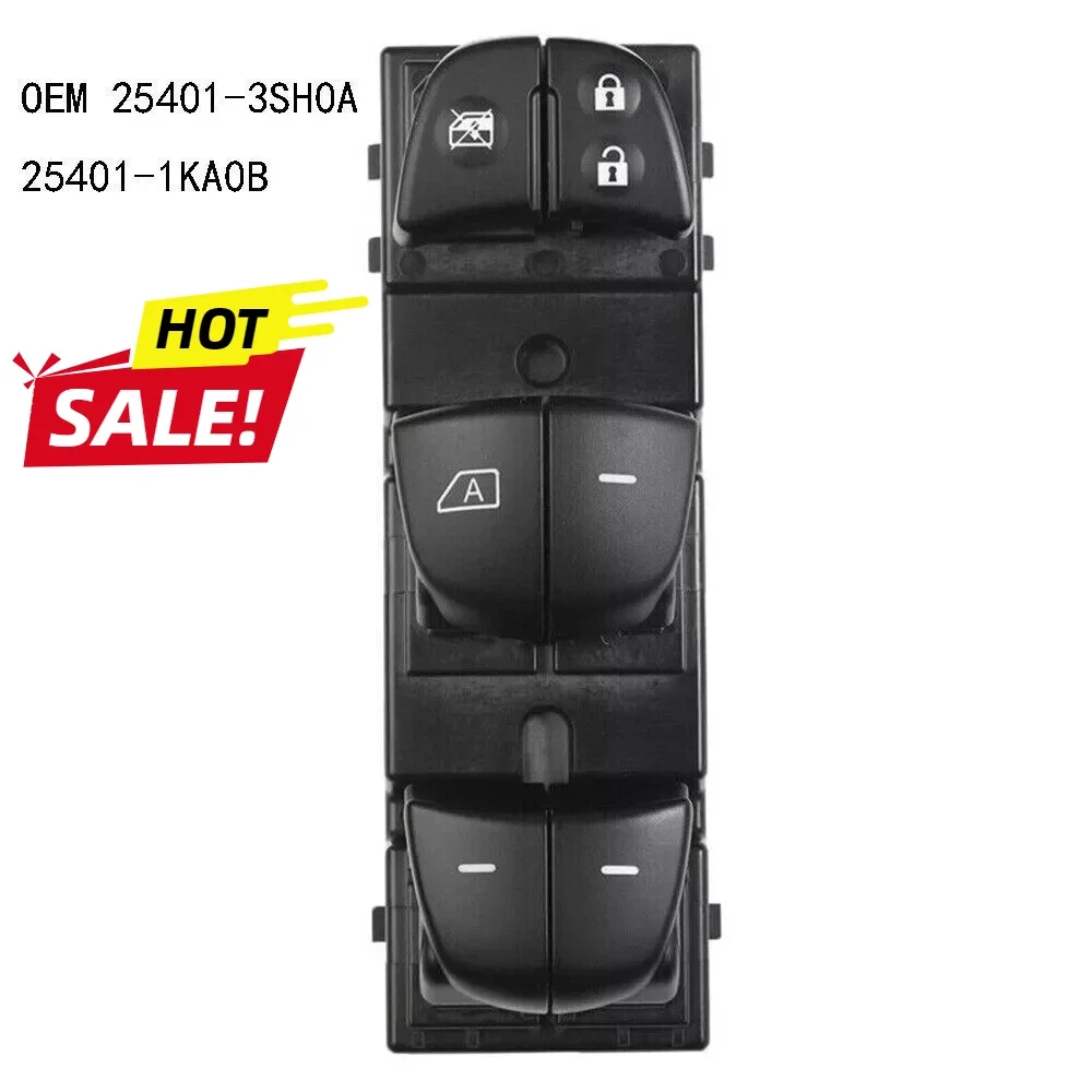 25401-3SH0A Electric Power Car Window Master Switch for Nissan Sentra 254013SH0A 25401-3TA5A 25401-3NA0A 25401-3NA0B
25401-3SH0A Electric Power Car Window Master Switch for Nissan Sentra 254013SH0A 25401-3TA5A 25401-3NA0A 25401-3NA0B