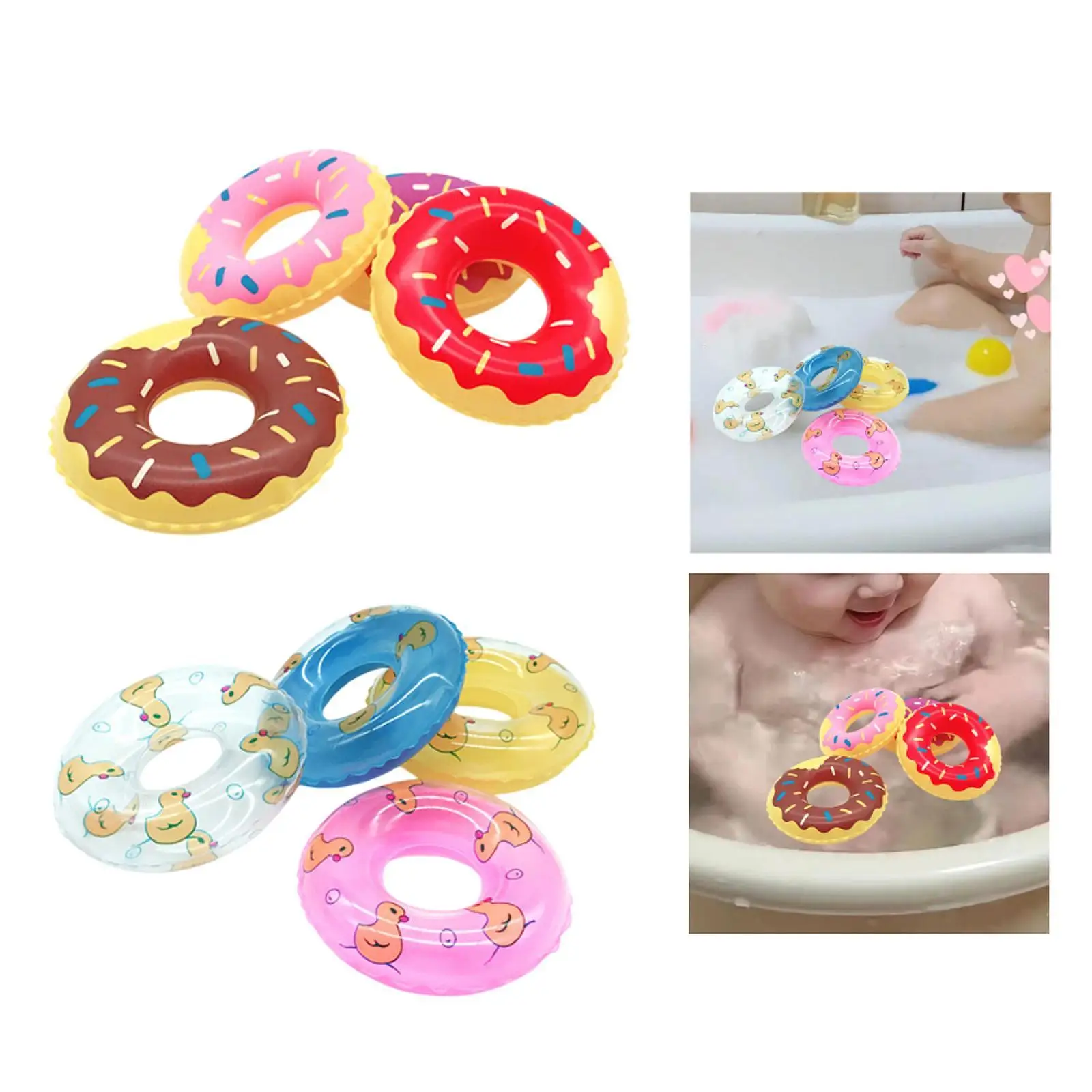 4Pcs Swimming Rings Bath Toys Sturdy Games Small Gift Miniatures Dollhouse Accessories for Kids Boys Girls Summer Pool Beach
4Pcs Swimming Rings Bath Toys Sturdy Games Small Gift Miniatures Dollhouse Accessories for Kids Boys Girls Summer Pool Beach