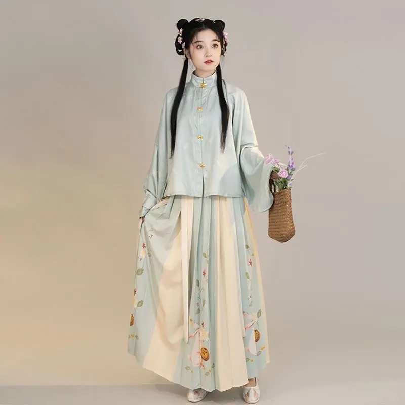 Autumn Hanfu Costume Women Cosplay Costume Party Outfit Ming Dynasty Ancient Gradient Pleated Skirt Wide Sleeve Shirts Hanfu
Autumn Hanfu Costume Women Cosplay Costume Party Outfit Ming Dynasty Ancient Gradient Pleated Skirt Wide Sleeve Shirts Hanfu