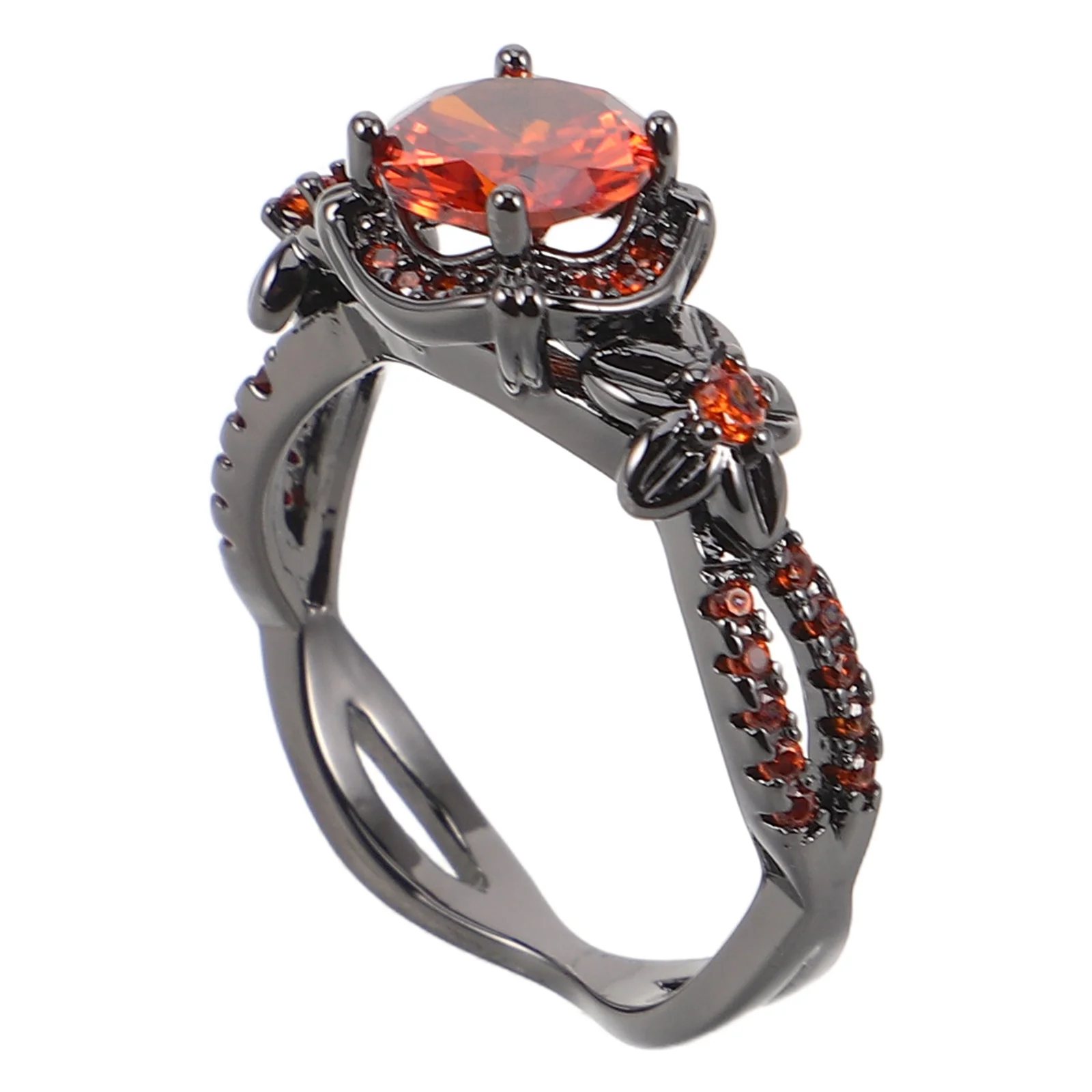 Gothic Black Ring with Red Zircon Vintage Punk Style Copper Crafted Statement Fashion Accessory for Women Men Halloween Party
Gothic Black Ring with Red Zircon Vintage Punk Style Copper Crafted Statement Fashion Accessory for Women Men Halloween Party