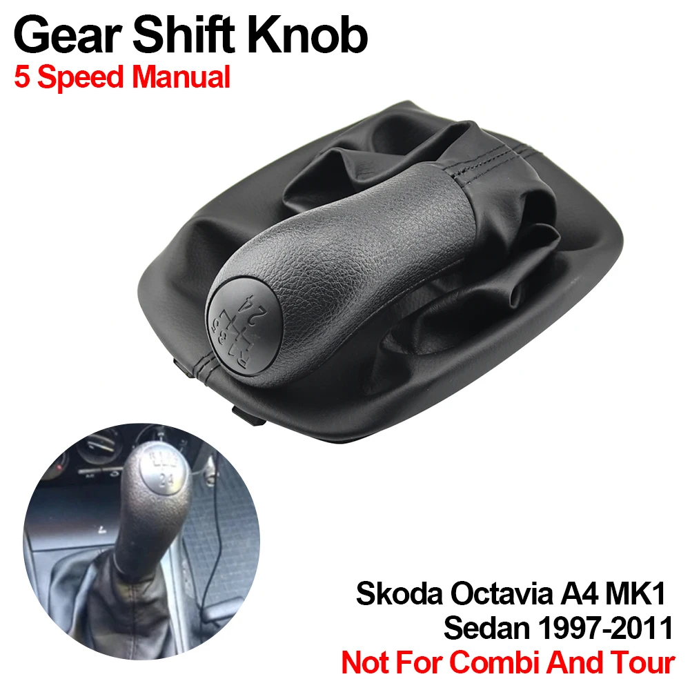 5 Speed Gear Stick Shift Knob For Skoda Octavia A4 MK1 Sedan 1996 1997 1998 1999 2000 2001 2002 2003 2004 2005 2006-2011
5 Speed Gear Stick Shift Knob For Skoda Octavia A4 MK1 Sedan 1996 1997 1998 1999 2000 2001 2002 2003 2004 2005 2006-2011